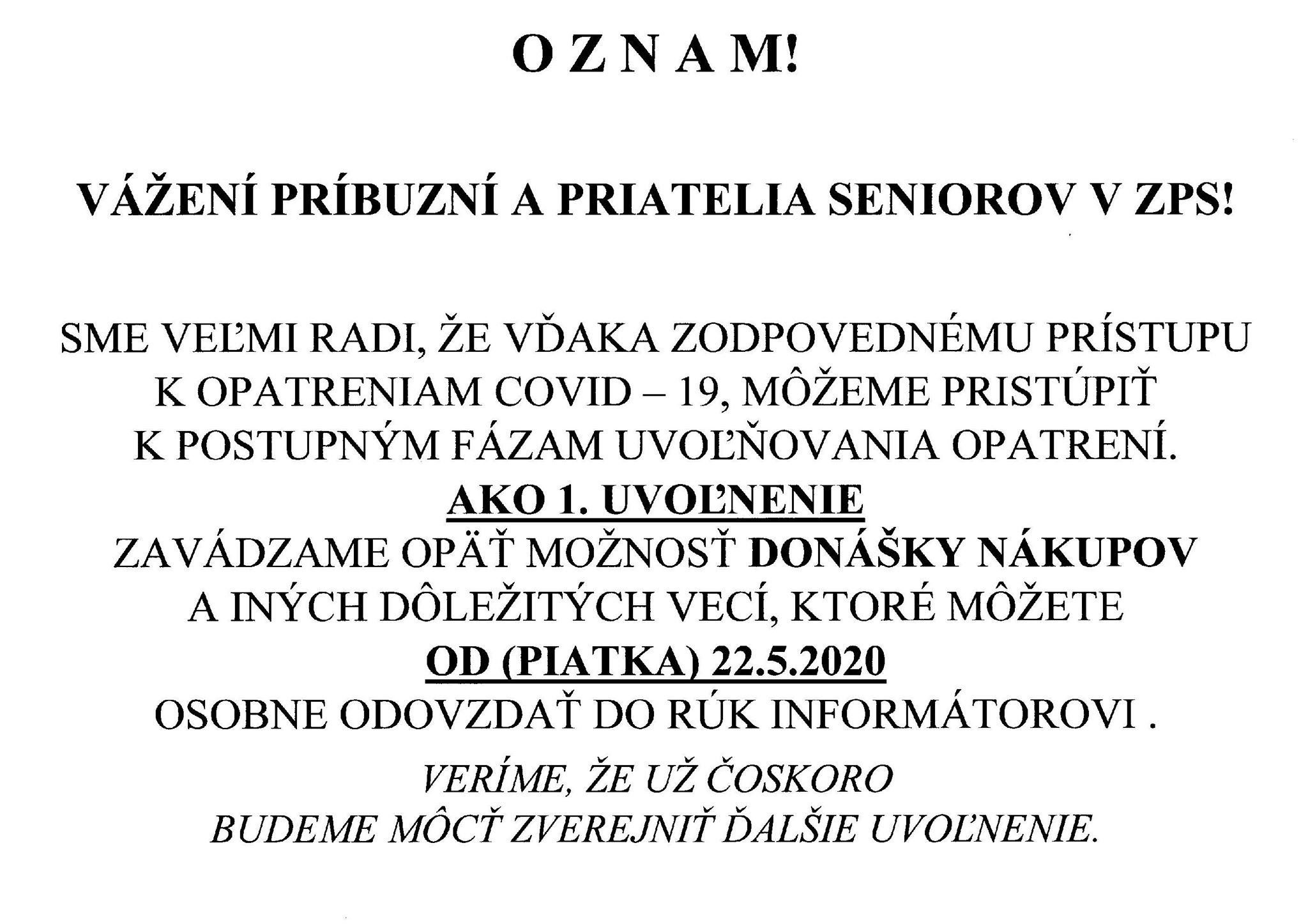 OZNAM 1